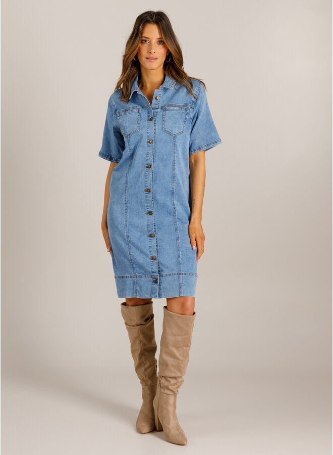Jurk Vicky denim