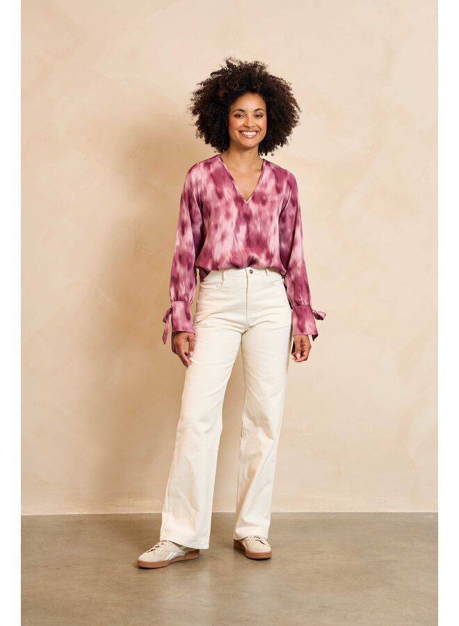 Blouse Lora mauve ombre