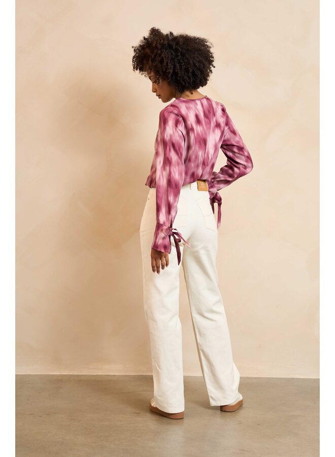 Blouse Lora mauve ombre