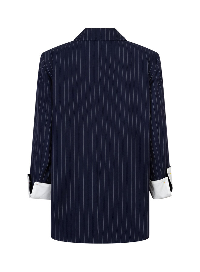 Blazer Palazzo pinstripe dark blue