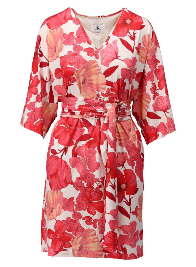 Jurk C104 V-jurk met design