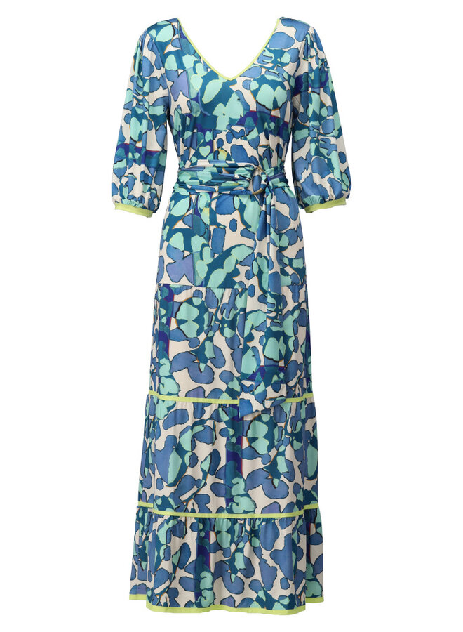 Jurk C108 maxi met design