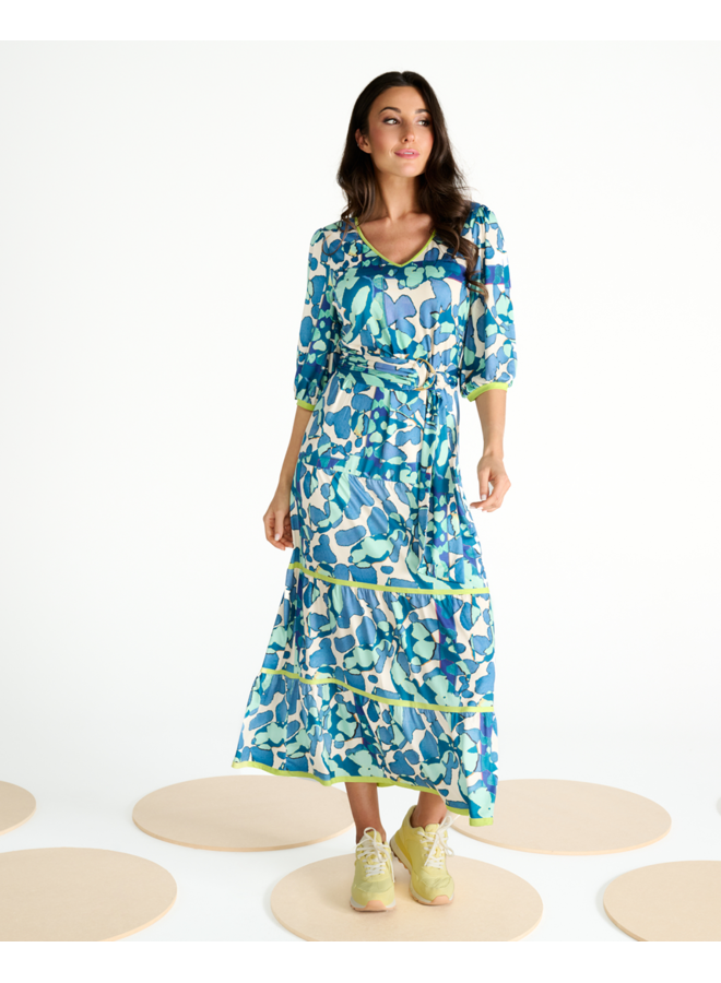 Jurk C108 maxi met design