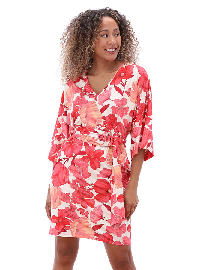 Jurk C104 V-jurk met design