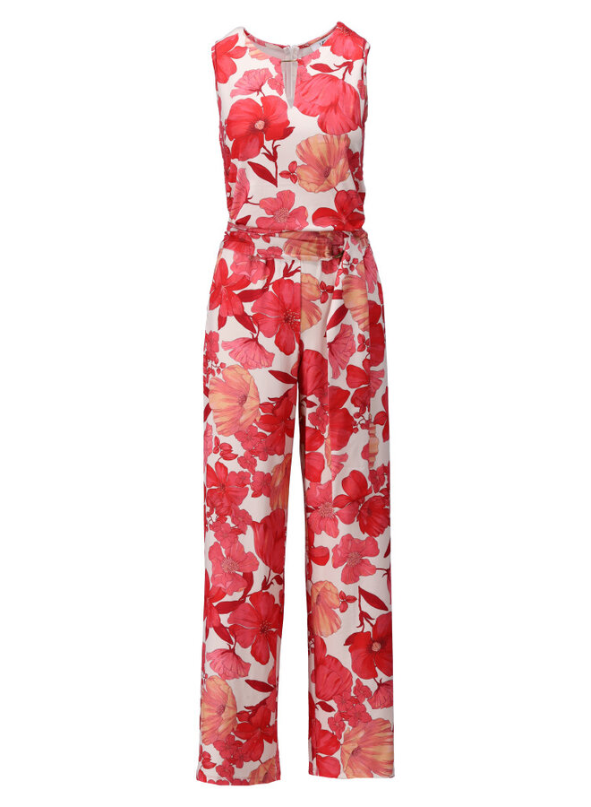 Jumpsuit C113 met bloemen design