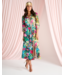 K-Design Jurk C410 maxi met design