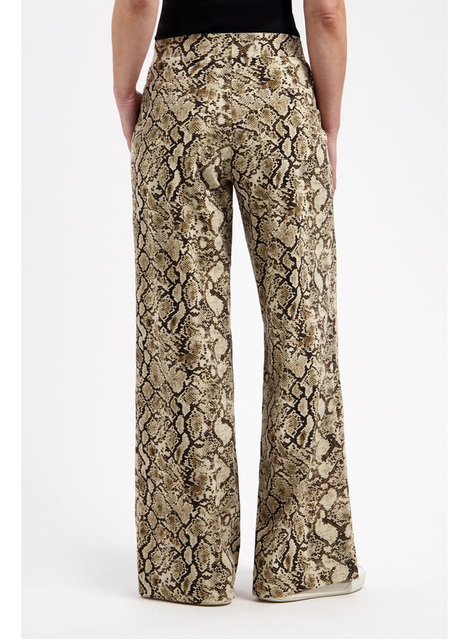 Broek Mille snake print