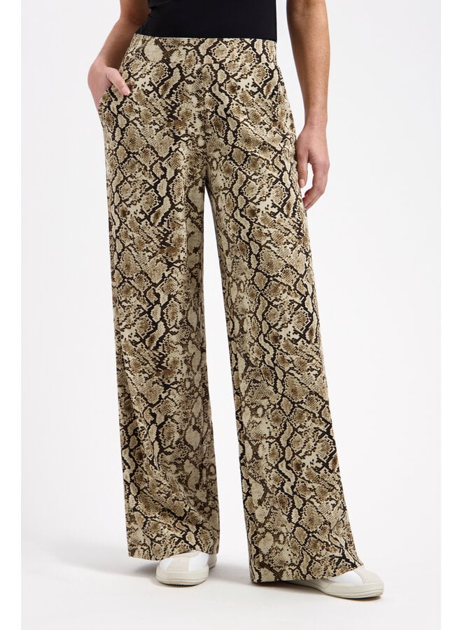 Broek Mille snake print