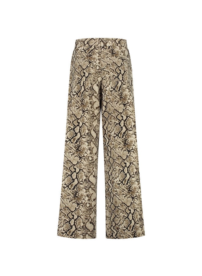 Broek Mille snake print