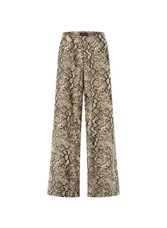 Broek Mille snake print