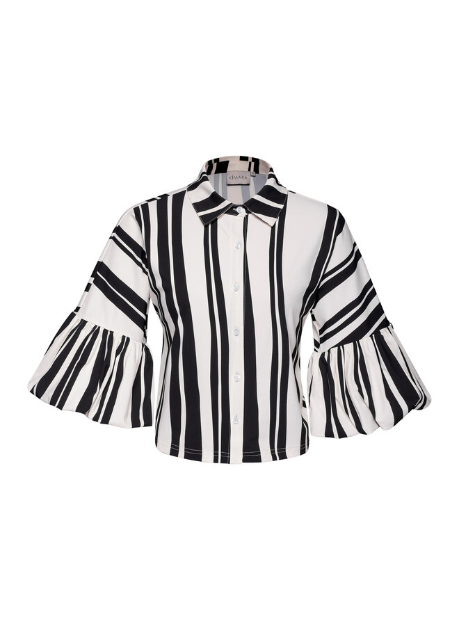 Blouse Senna stripe a pose