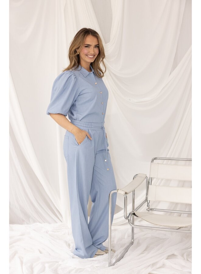 Broek Lyan light blue denim