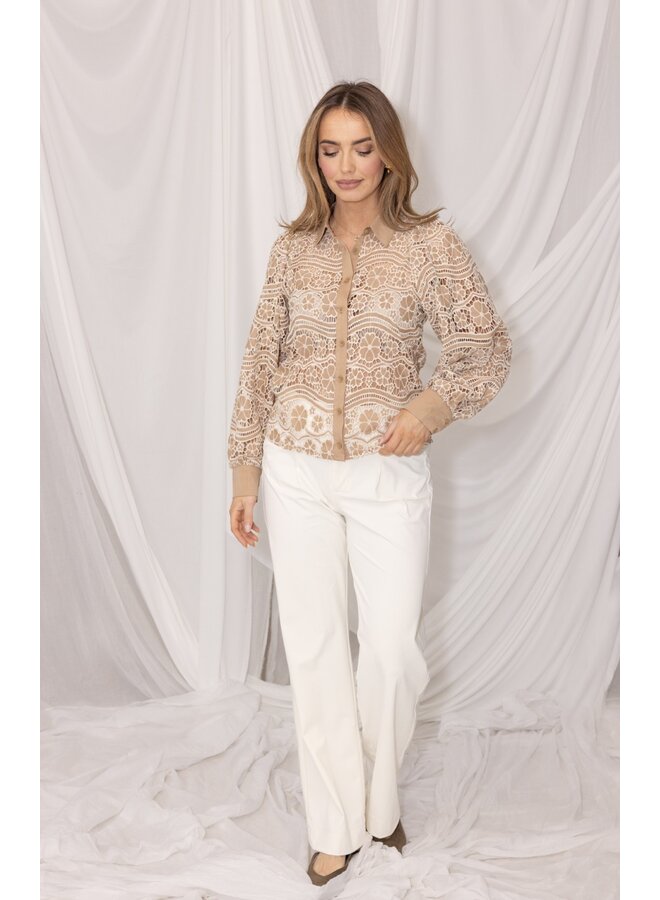 Blouse Fabienne brown