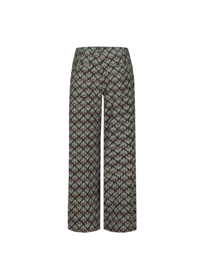 Broek Sem moss green/peach