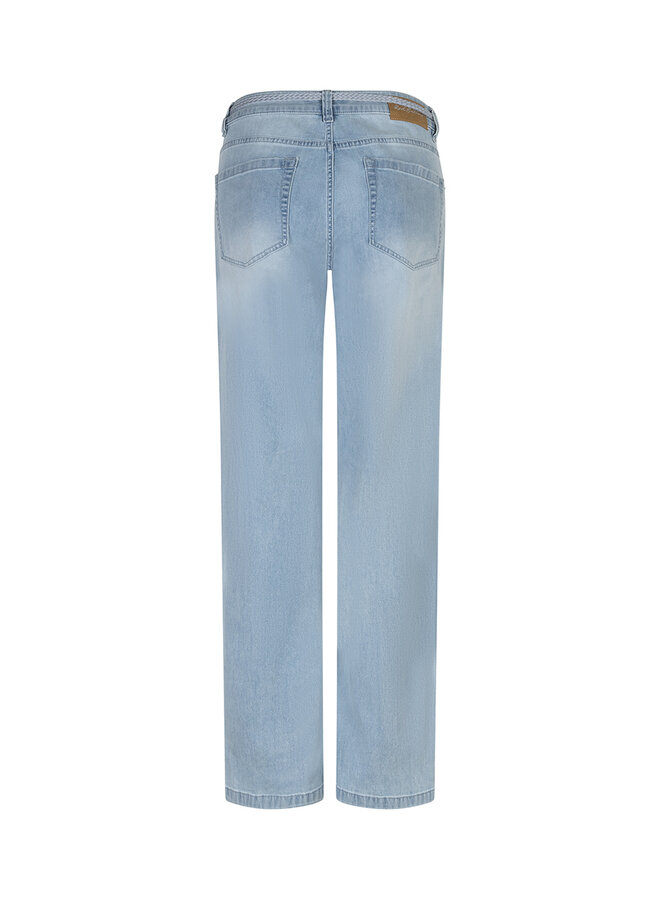 Broek Colette & belt whitebleach