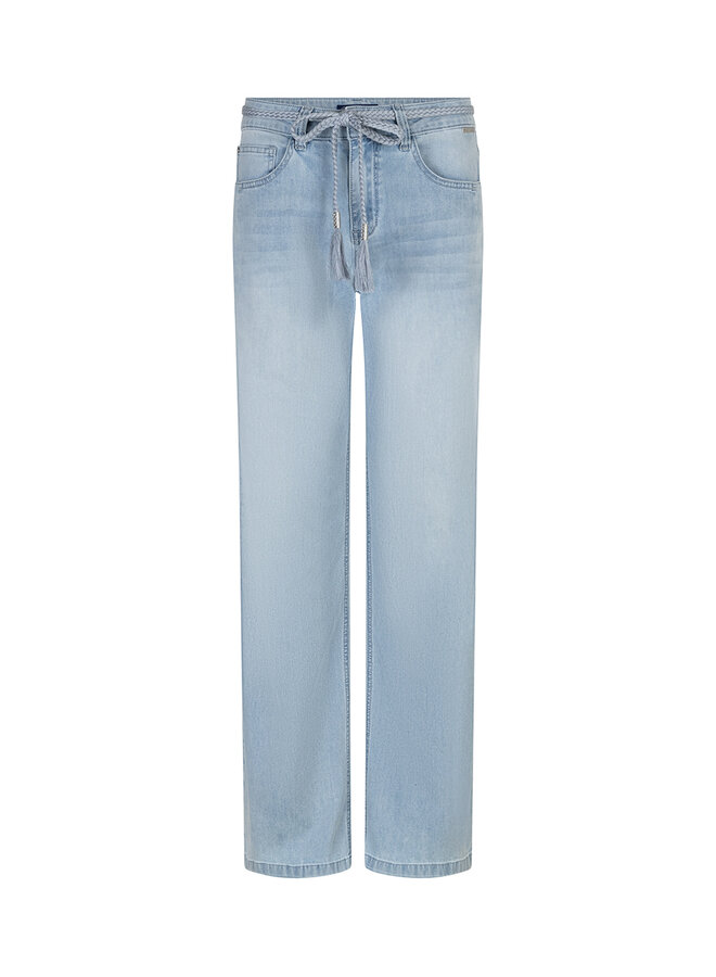 Broek Colette & belt whitebleach