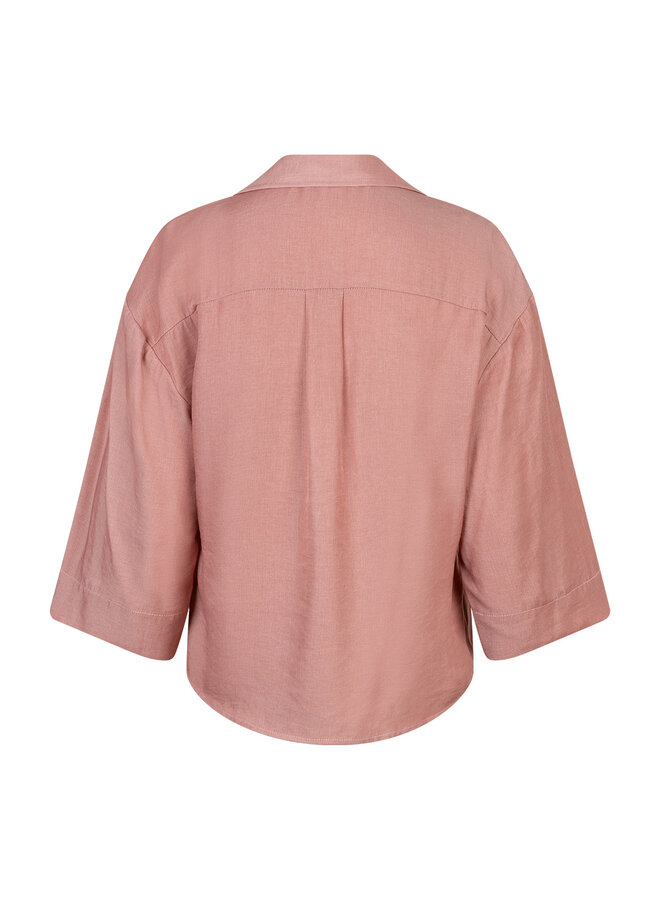 Blouse Amalia shine rosewood