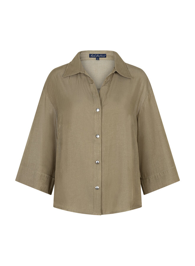 Blouse Amalia shine moss