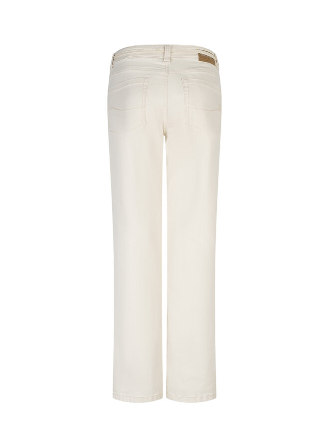 Broek Colette & belt ecru