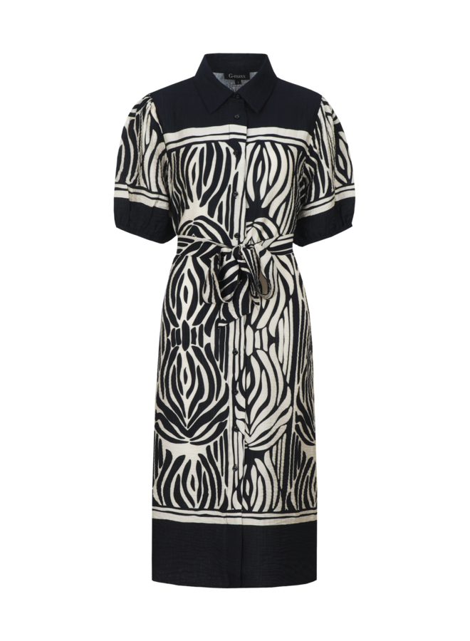 Jurk Jiska black/sand