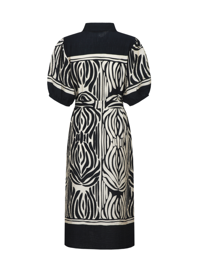 Jurk Jiska black/sand