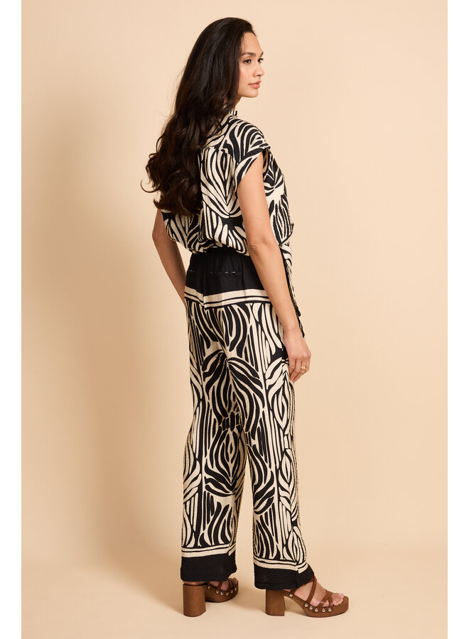 Broek Ilsebel black/sand