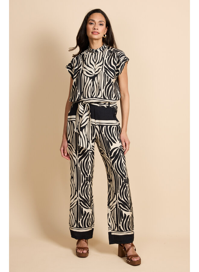 Broek Ilsebel black/sand