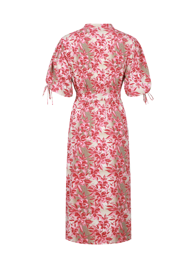 Jurk Evania sand/pretty pink