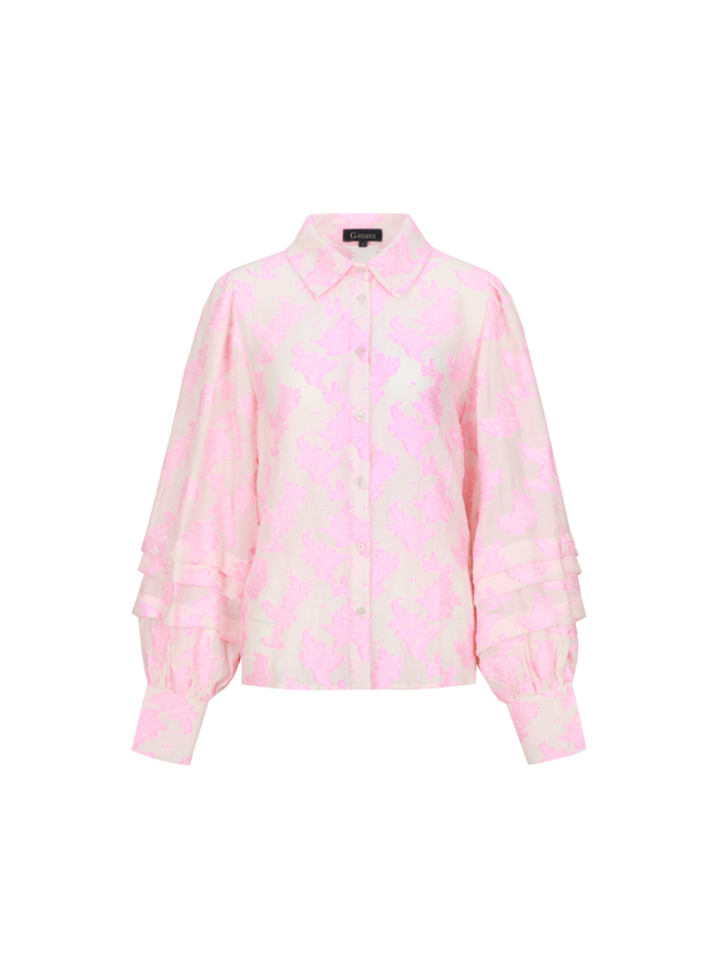 Blouse Xara sand/pink