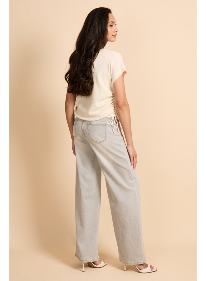 Broek Neona denim light gray