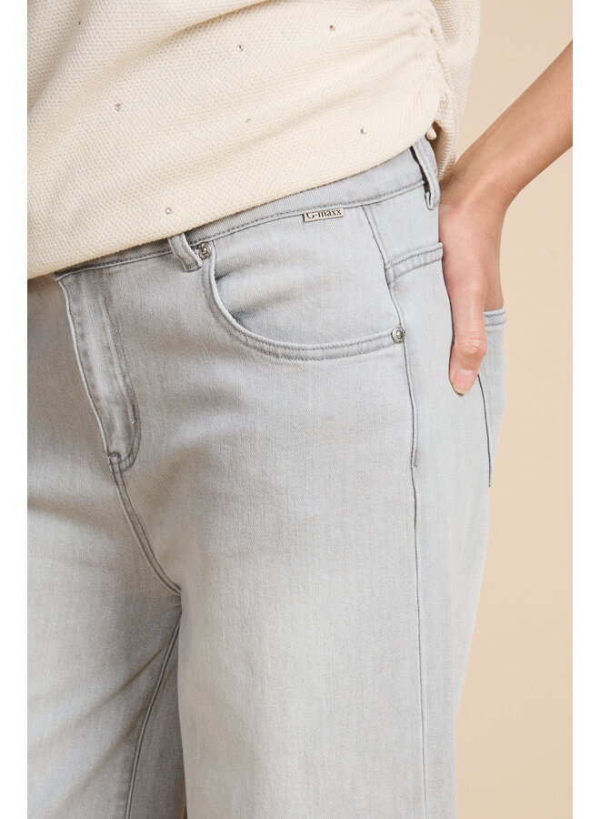 Broek Neona denim light gray