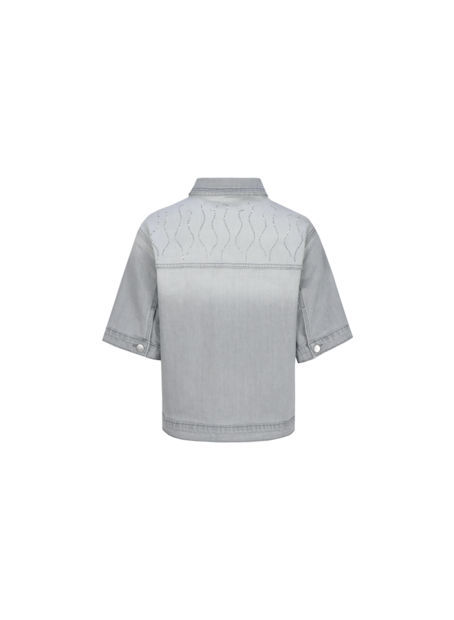 Jacket Evadne denim light gray