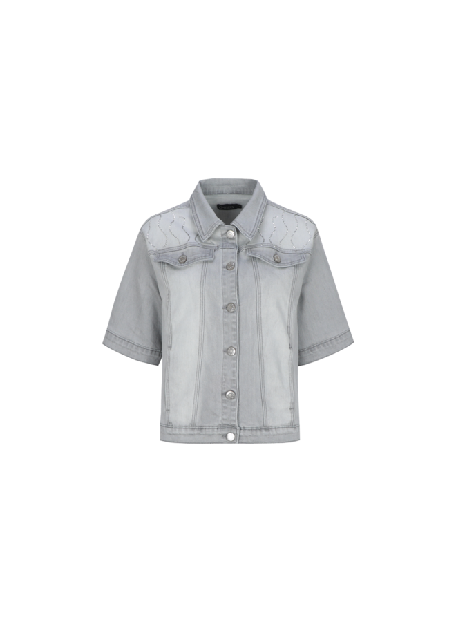 Jacket Evadne denim light gray