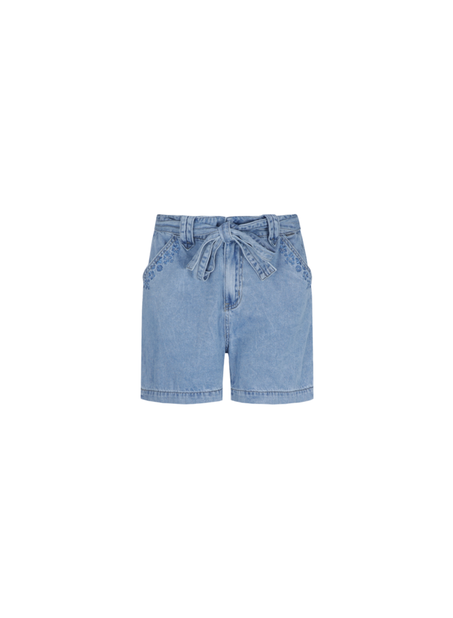 Short Billie denim light blue