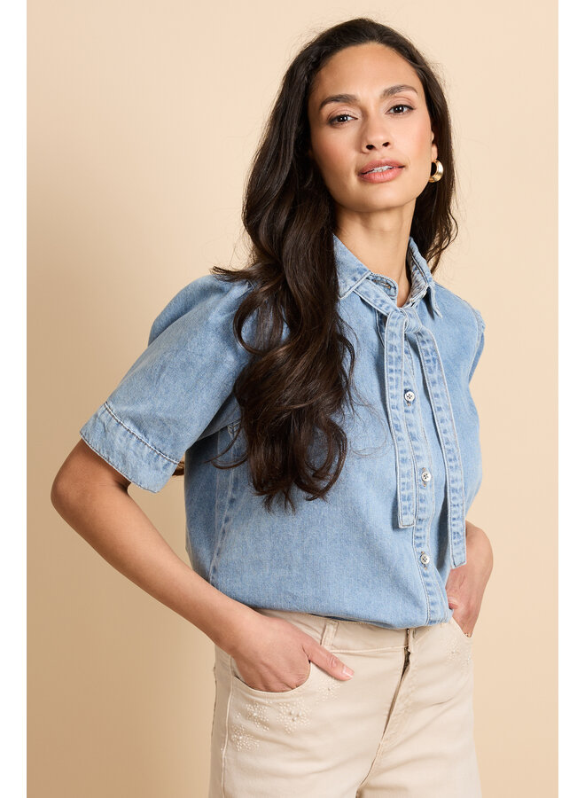 Blouse Toni denim light blue
