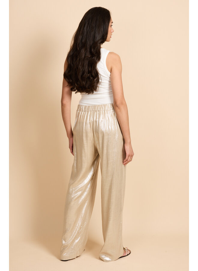 Broek Noëline kint camel