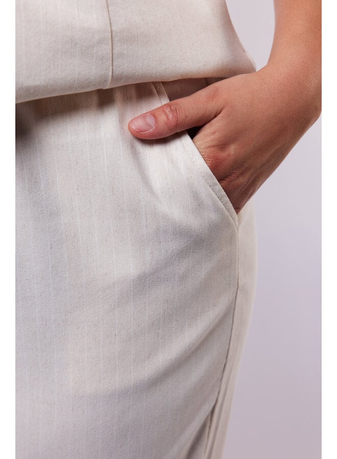 Broek Izara sand/offwhite