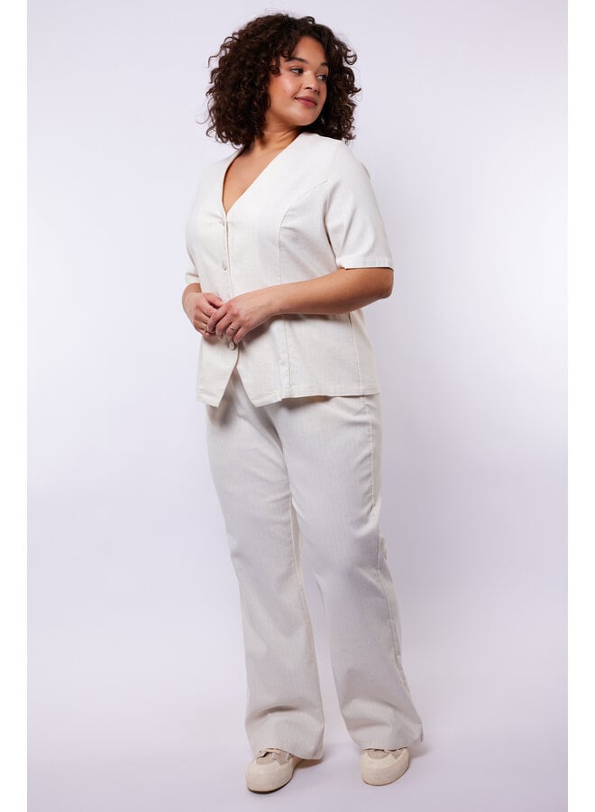 Broek Izara sand/offwhite