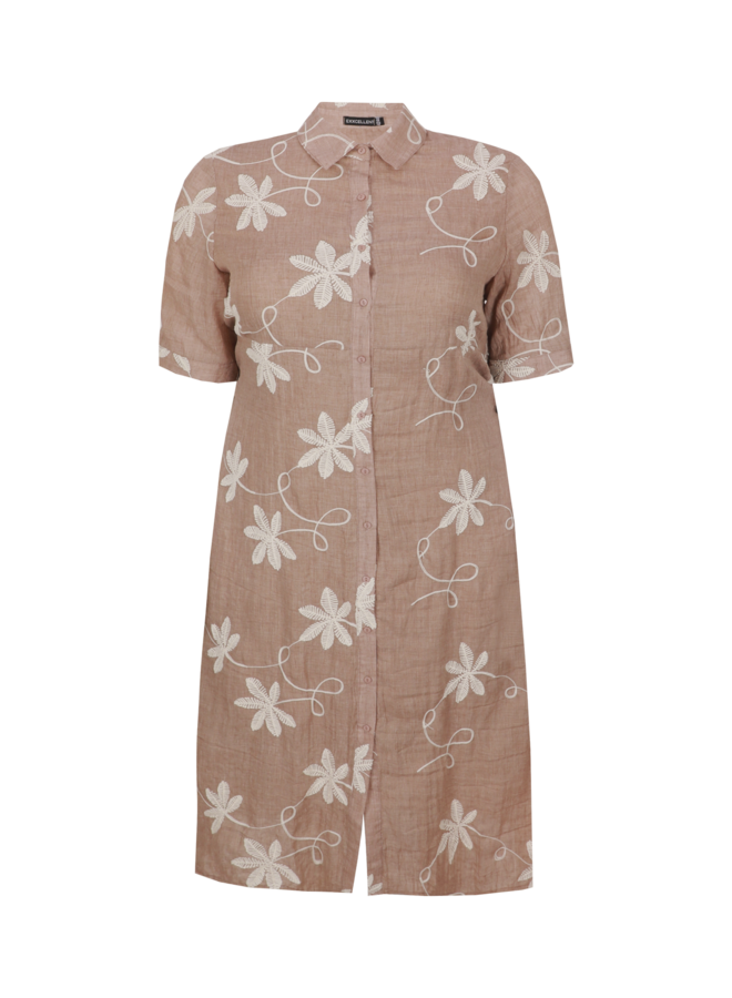 Jurk Lilith latte/ecru