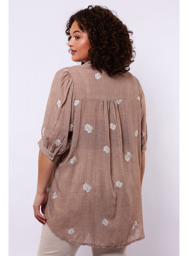 Blouse Khloe latte/sand