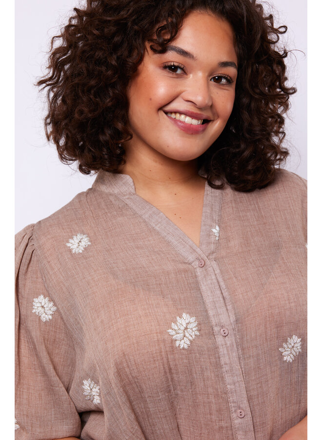 Blouse Khloe latte/sand