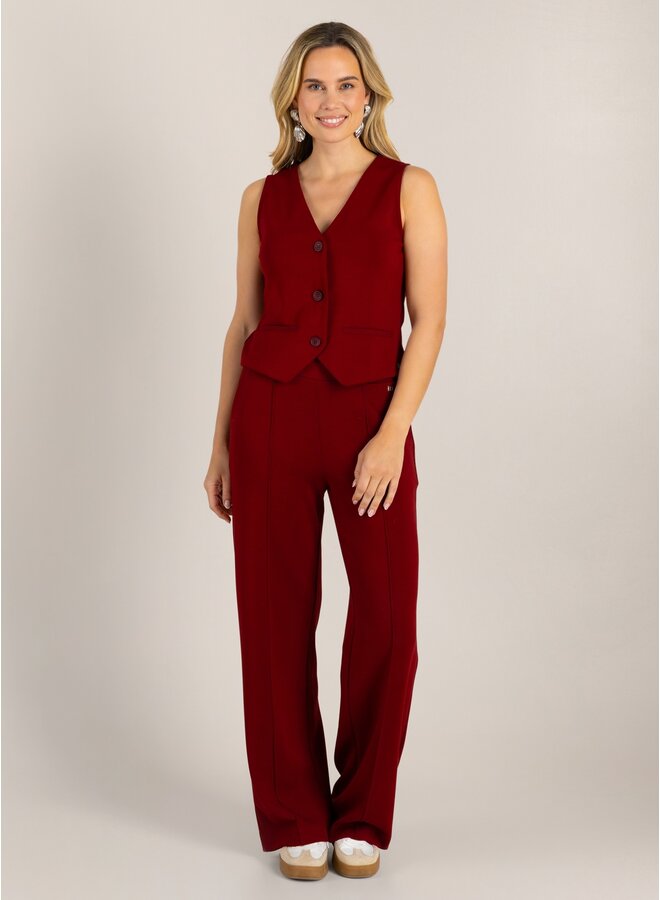Broek Givenselli dark red