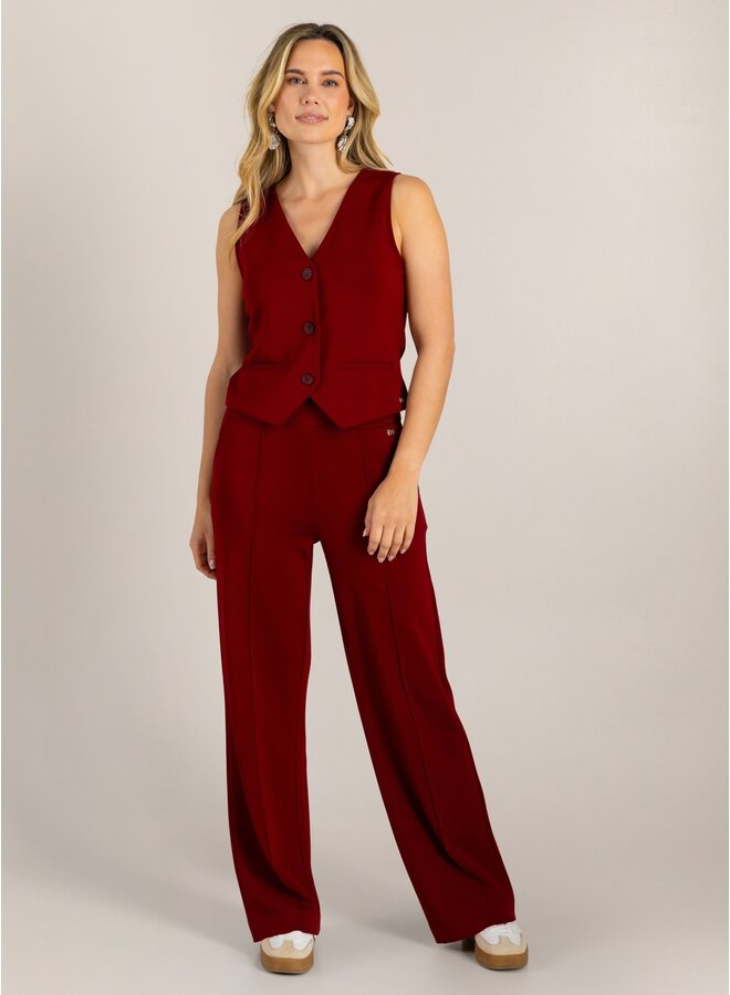 Gilet Givenny dark red