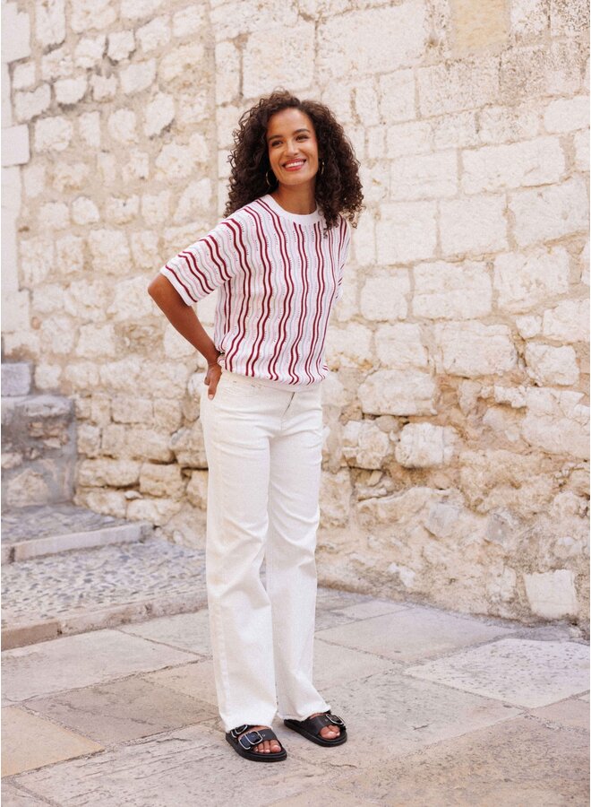 Top Giorgia white/multi-colour