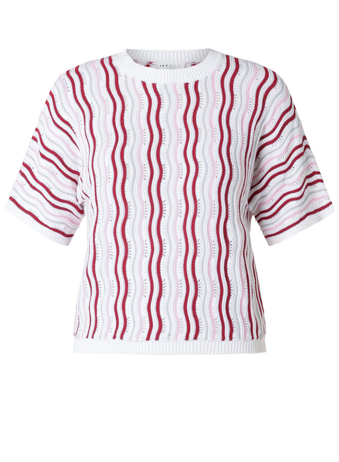 Top Giorgia white/multi-colour