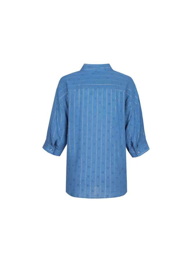 Blouse Luncy dusty blue