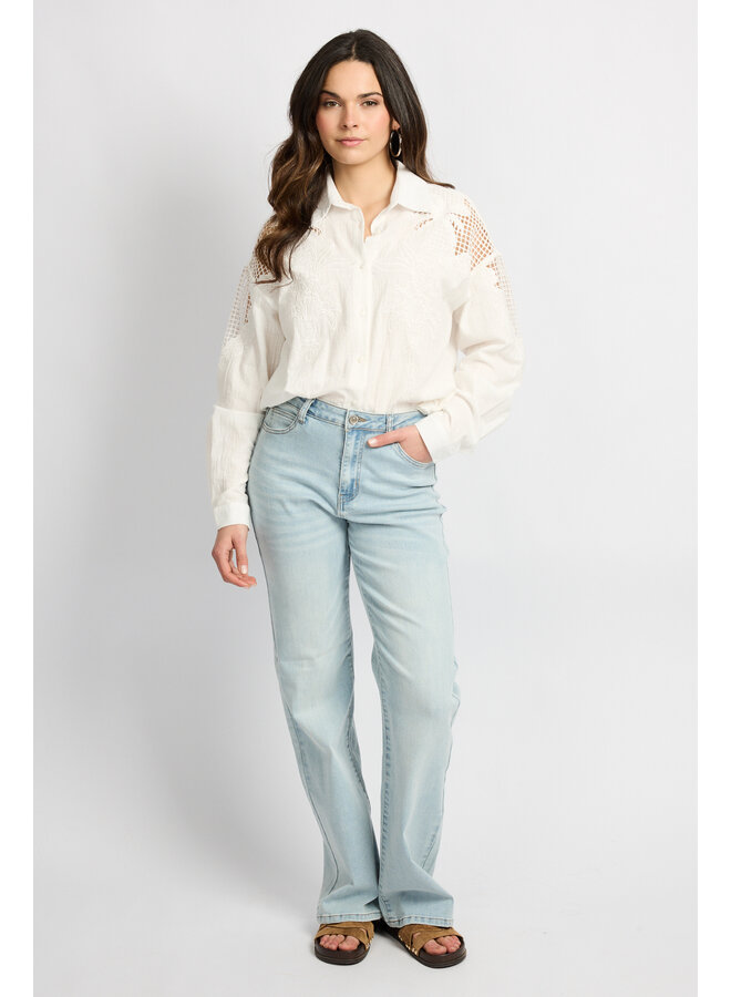 Broek Nadia denim light blue