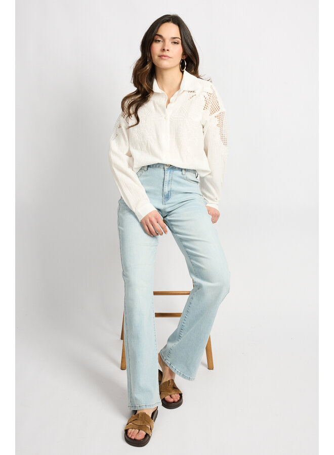 Broek Nadia denim light blue
