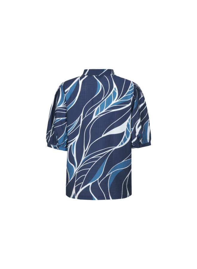 Blouse Lisa dusty blue/light blue