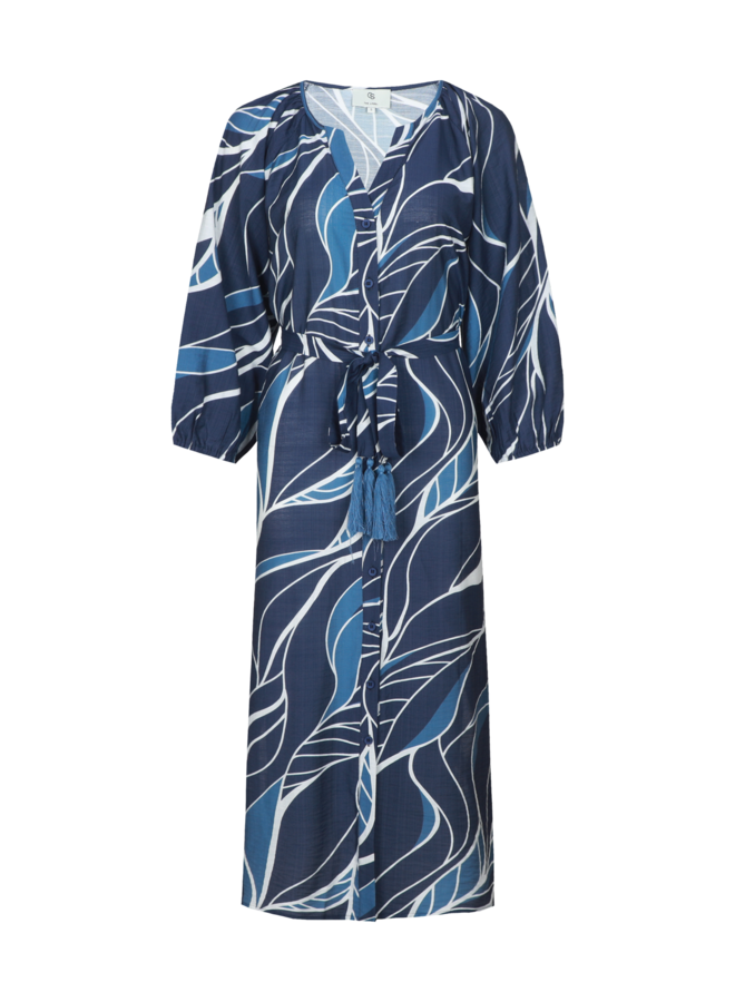 Jurk Dacia dusty blue/light blue